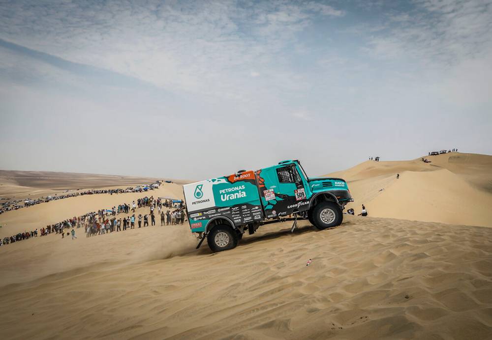 Podio de Iveco en la segunda etapa del Rally Dakar 2018